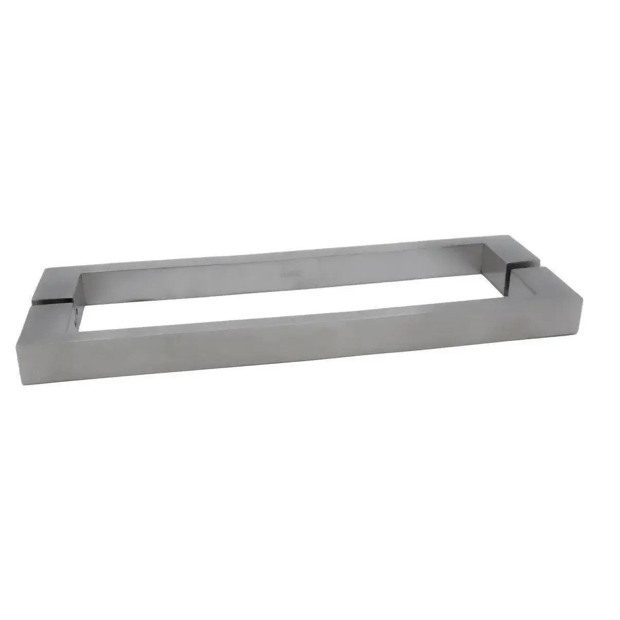 Linnea AP-2525 Back to Back Handle Appliance Pull, Glass Mounting in Satin Stainless Steel finish