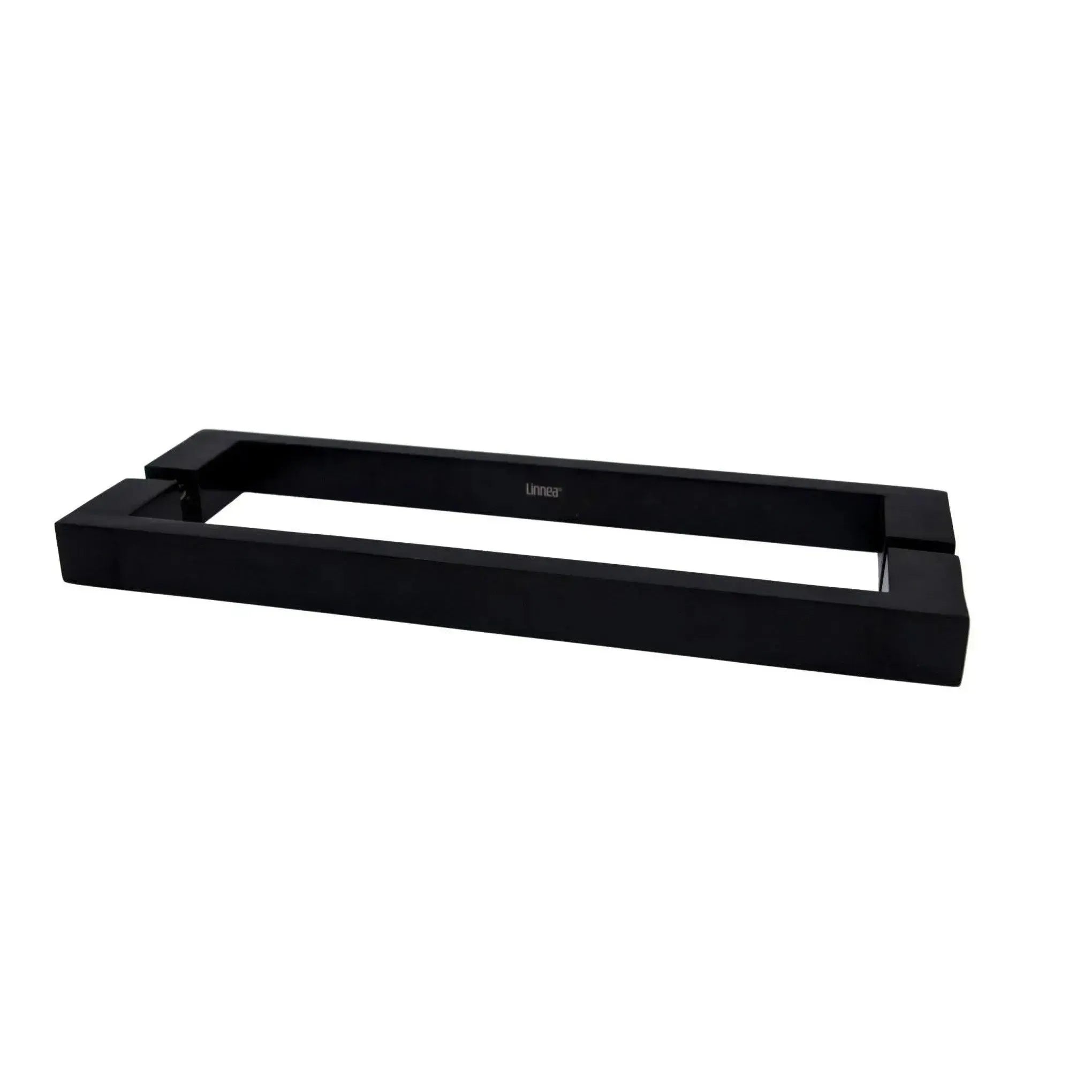Linnea AP-2525 Back-to-Back Handle Appliance Pull, Wood Mounting in Satin Black finish