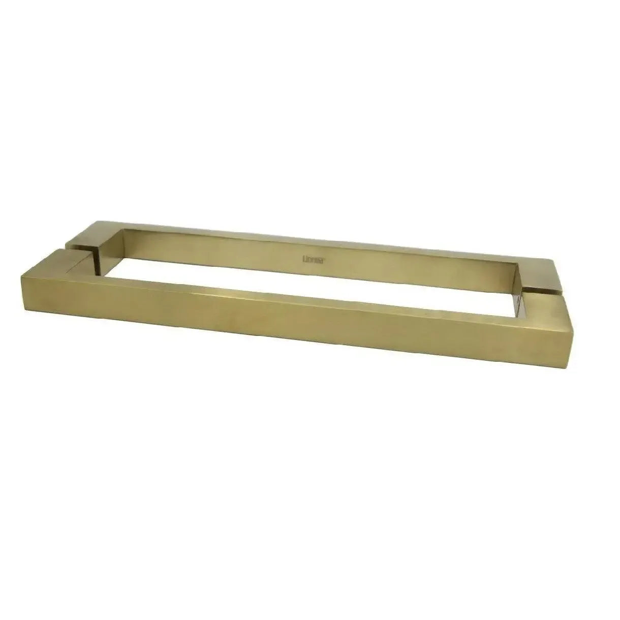 Linnea AP-2525 Back-to-Back Handle Appliance Pull, Wood Mounting in Satin Brass finish