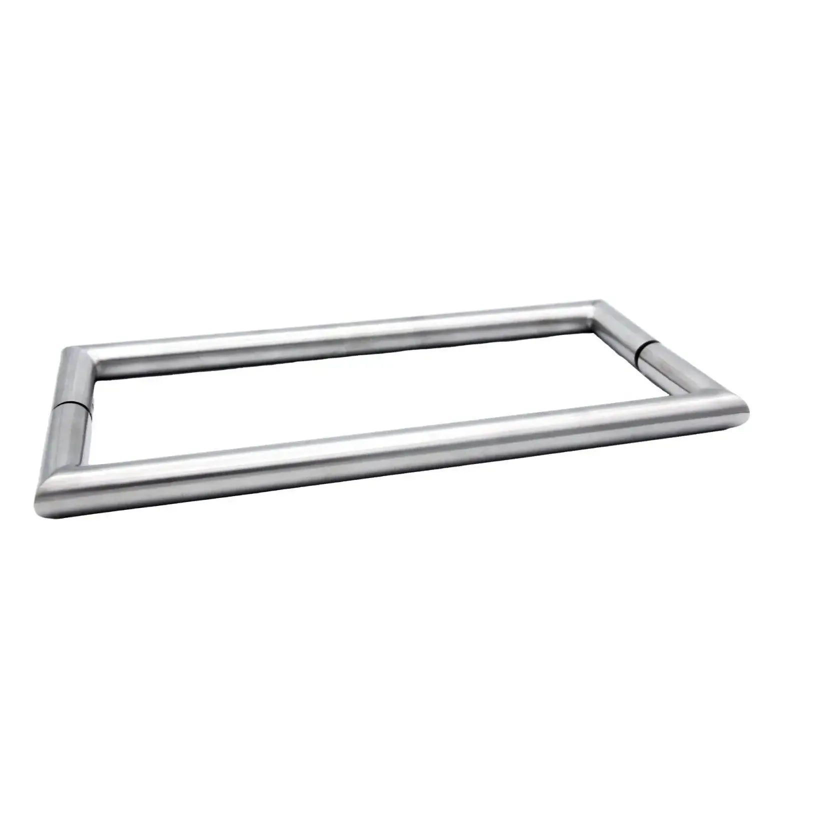 Linnea AP-255 Back-to-Back Handle Appliance Pull, Wood Mounting in Satin Stainless Steel finish