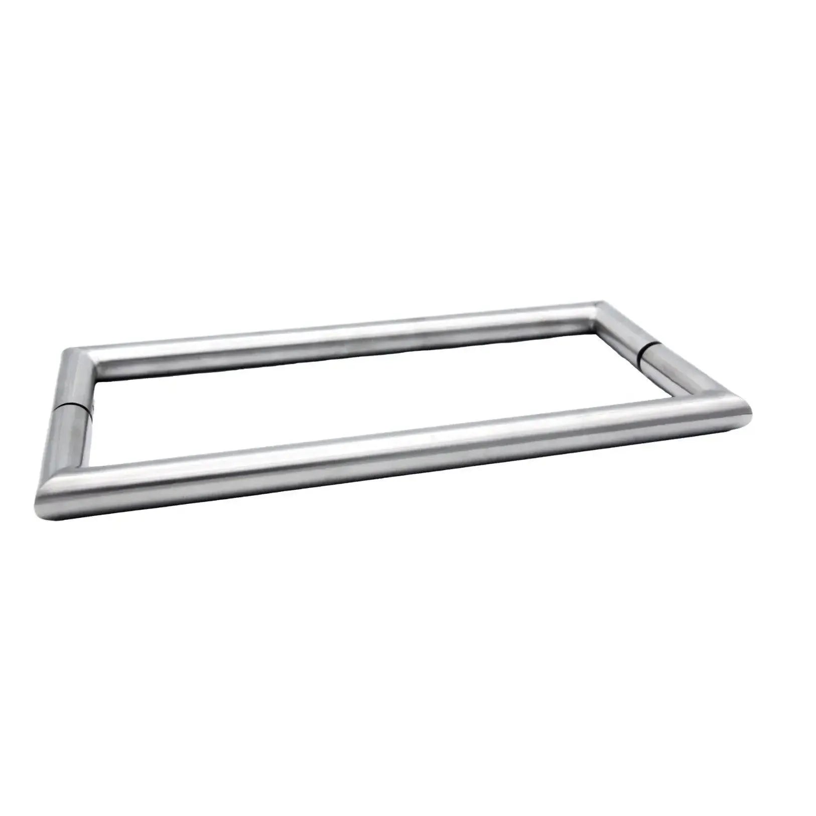 Linnea AP-255 Back-to-Back Handle Appliance Pull, Wood Mounting in Satin Stainless Steel finish