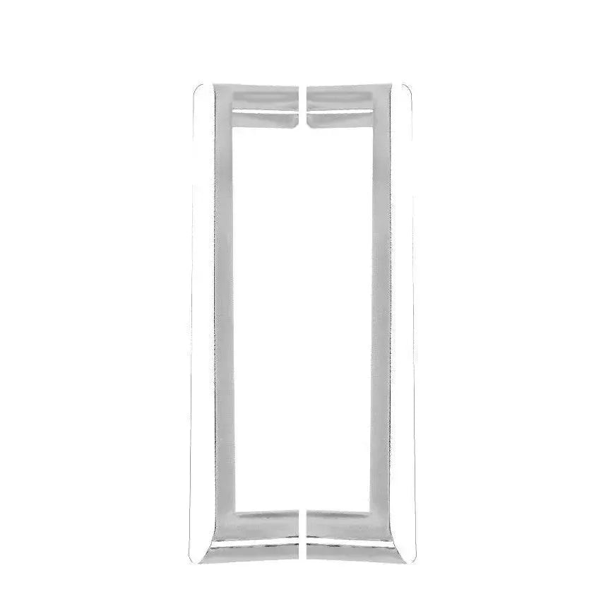 Linnea AP-256 Back-to-Back Handle Appliance Pull, Wood Mounting in Polished Stainless Steel finish