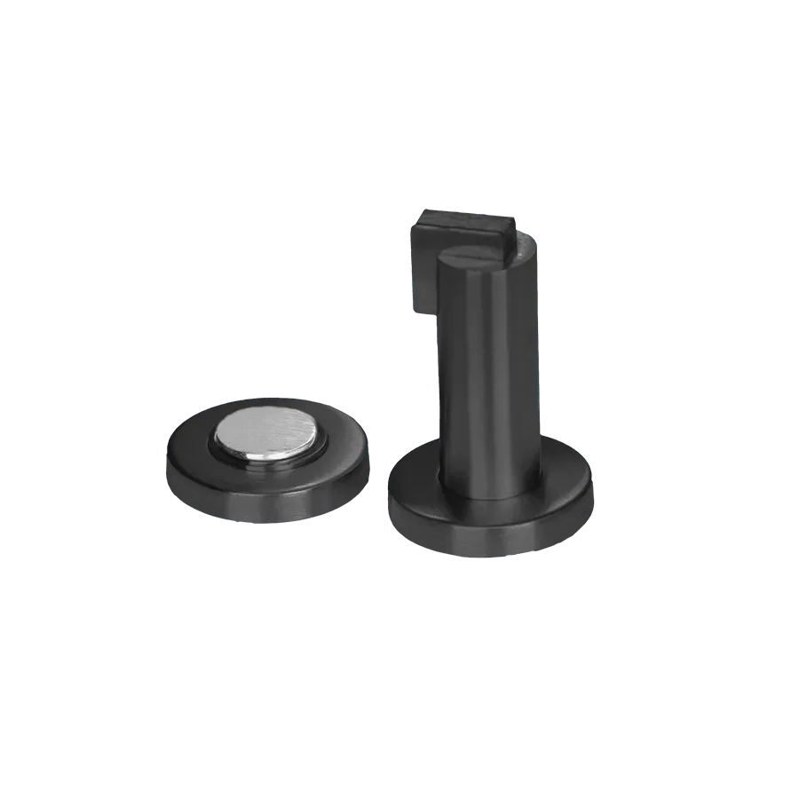 Linnea DS-18 Floor/Wall Mount Magnetic Door Stop Satin Black