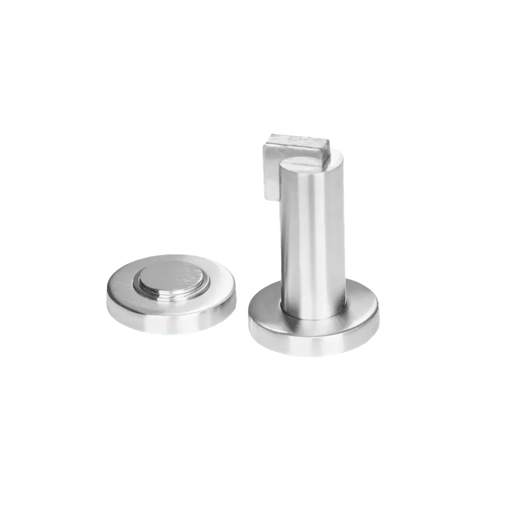 Linnea DS-18 Floor/Wall Mount Magnetic Door Stop Satin Stainless Steel