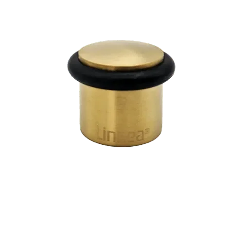 Linnea DS-25B Floor Mount Door Stop Satin Brass