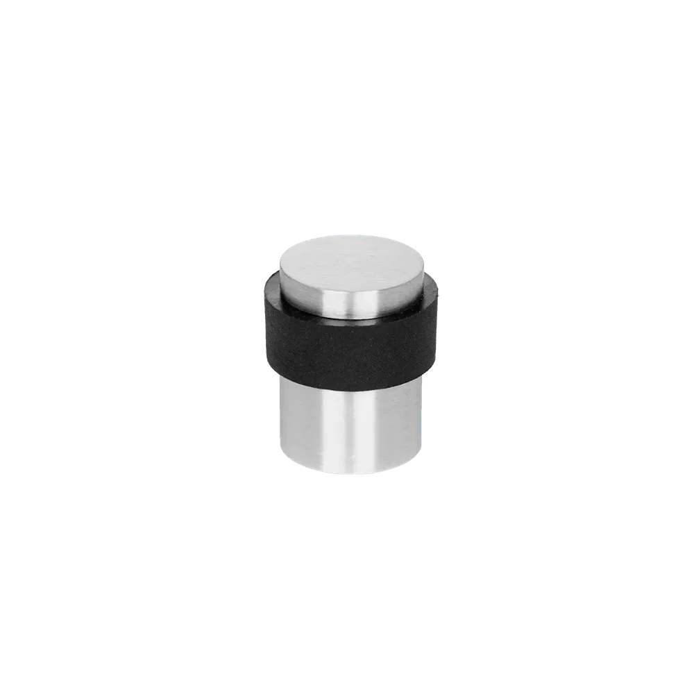 Linnea DS-30 Floor Mount Door Stop, 30mm diameter Satin Stainless Steel