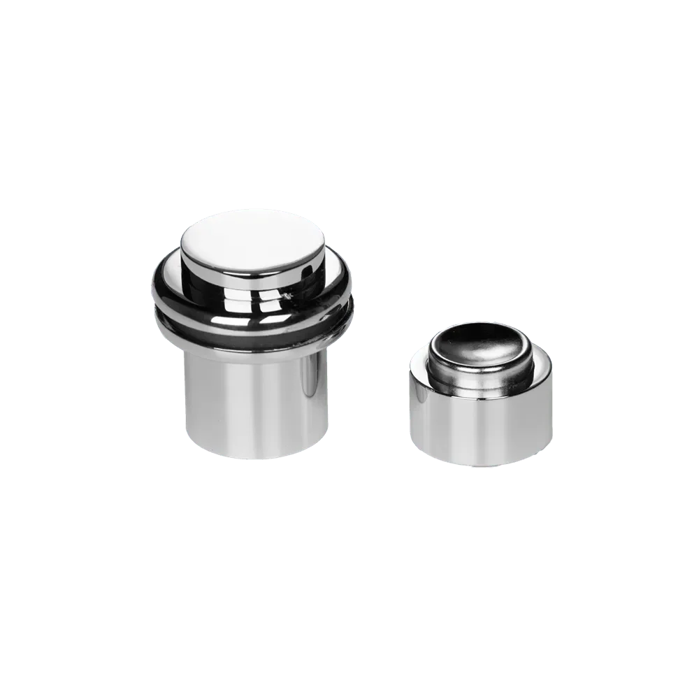 Linnea DS-52 Floor Mount Magnetic Door Stop in Polished Stainless Steel finish