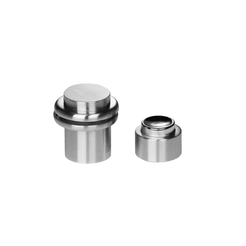 Linnea DS-52 Floor Mount Magnetic Door Stop Satin Stainless Steel