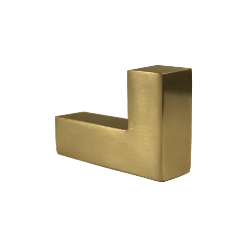 Linnea HK-144S Wall Mounted Single Robe/Towel Hook in Satin Brass finish