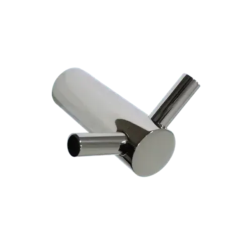 Linnea HK-155D Wall Mounted Double Robe/Towel Hook in Polished Stainless Steel finish