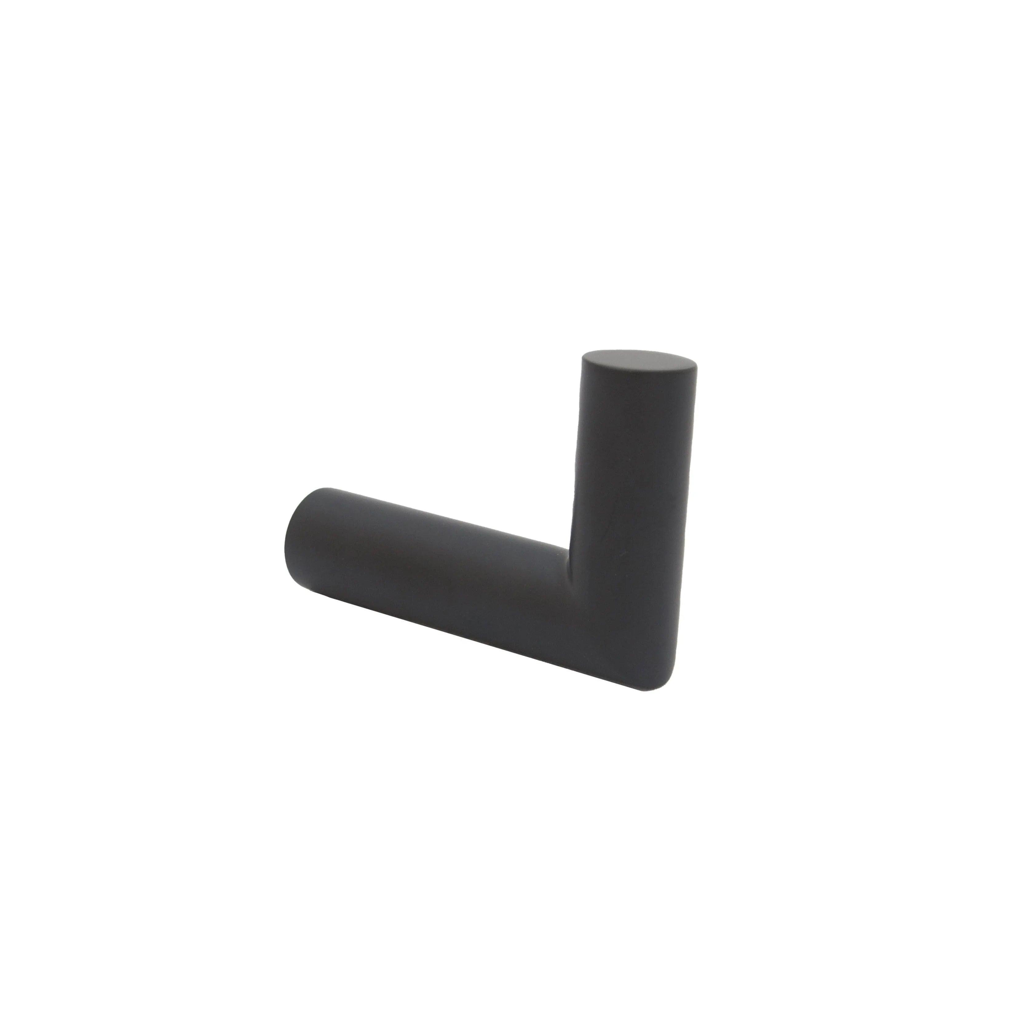 Linnea HK-155S Wall Mounted Single Robe/Towel Hook in Satin Black finish