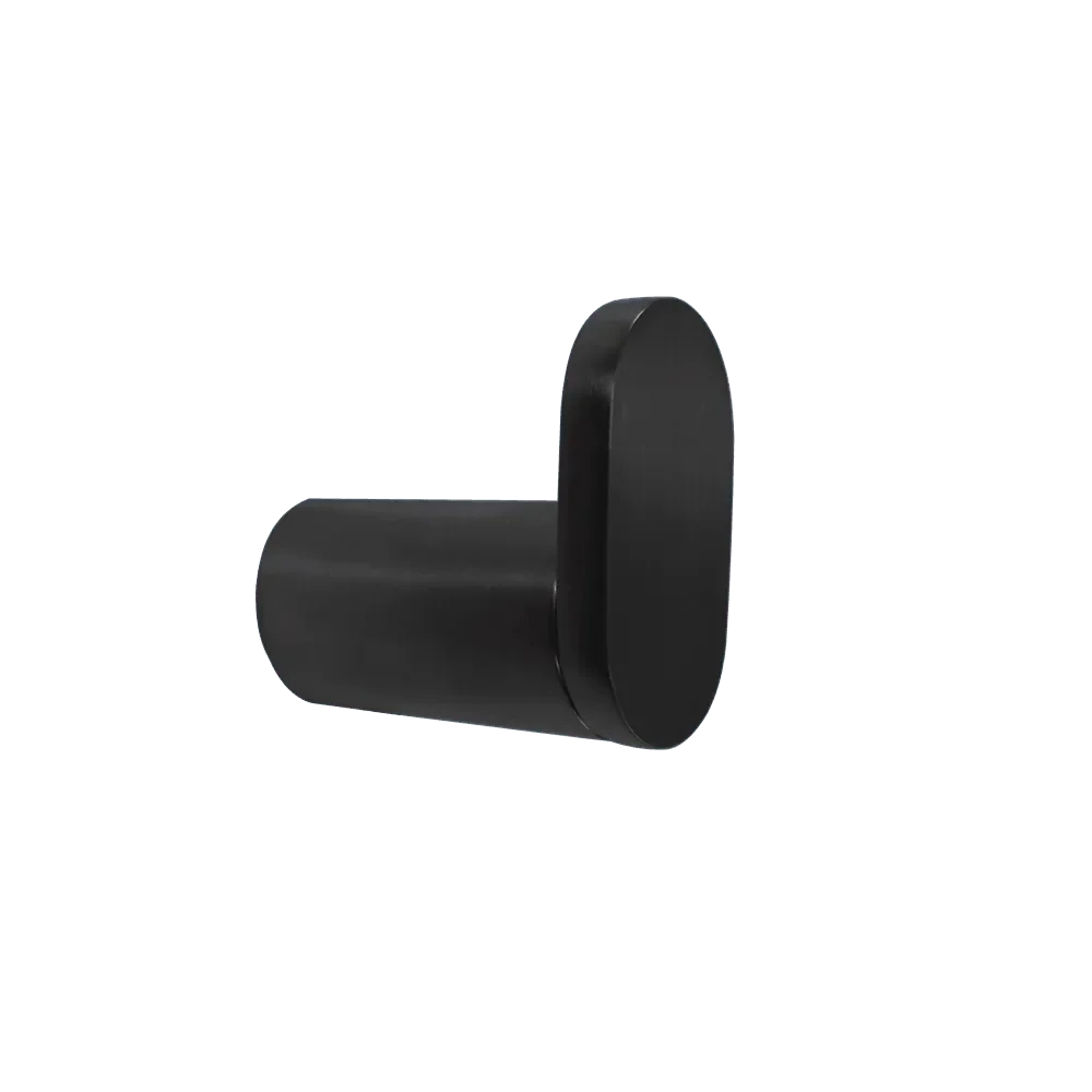 Linnea HK-156 Wall Mounted Single Robe/Towel Hook in Satin Black finish