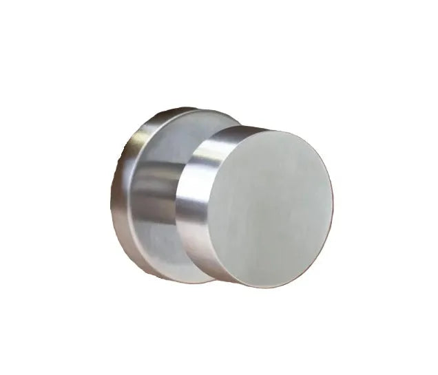 Linnea K66 Knob with Round Rosette in Polished Stainless Steel finish