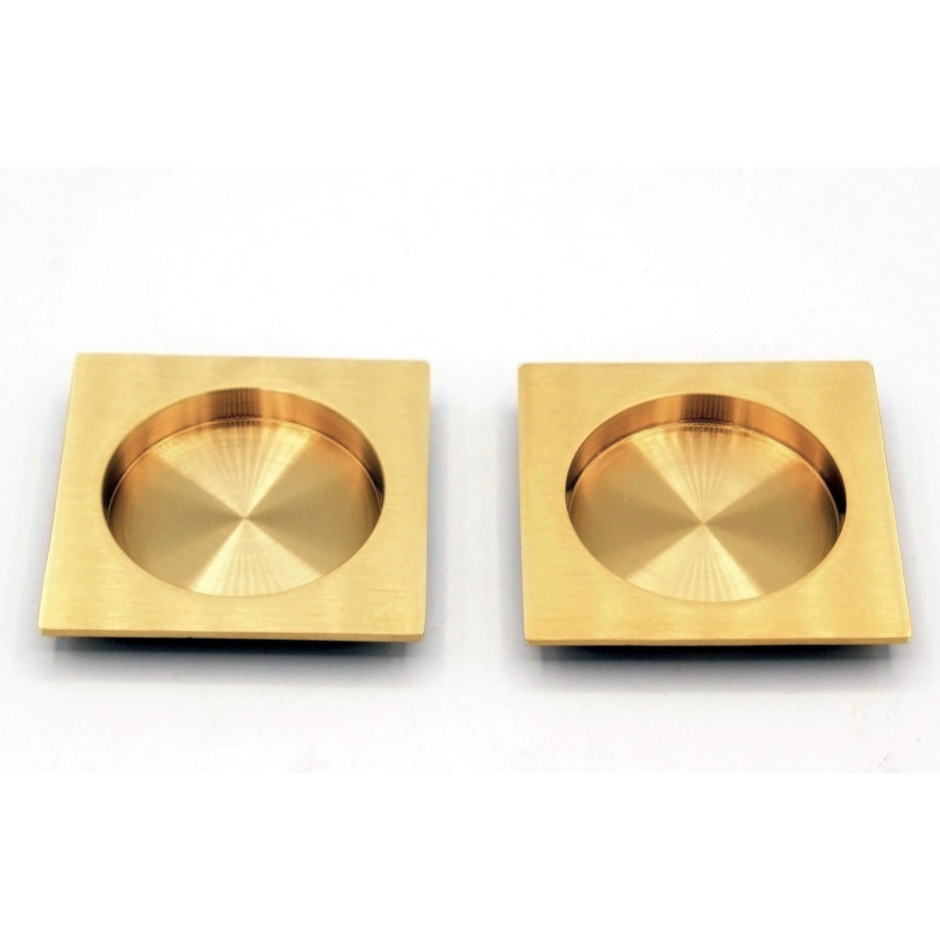 LinneaLinnea PL66S Square Full Dummy Pocket Door Hardware in 