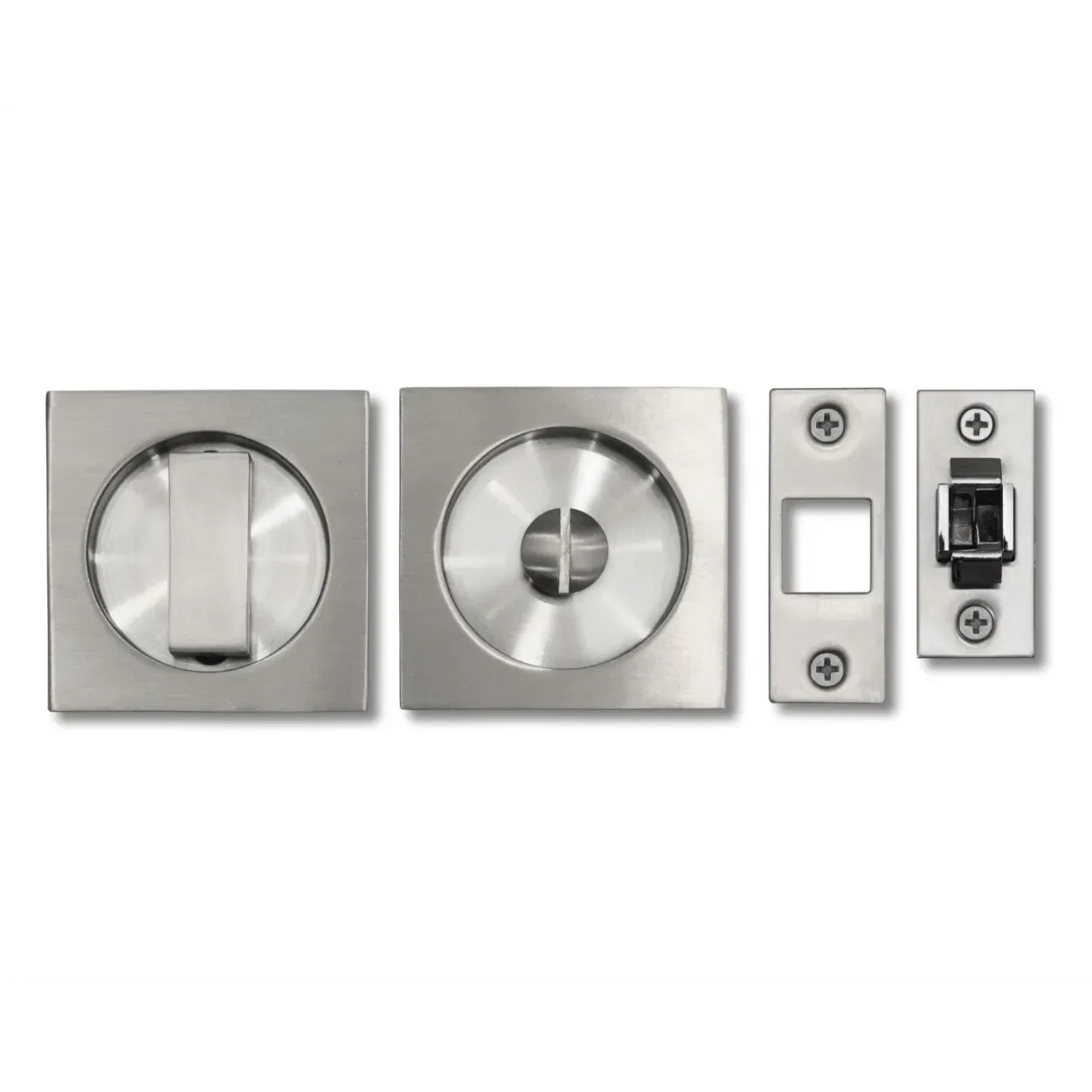 LinneaLinnea PL66S Square Privacy Pocket Door Lock in 