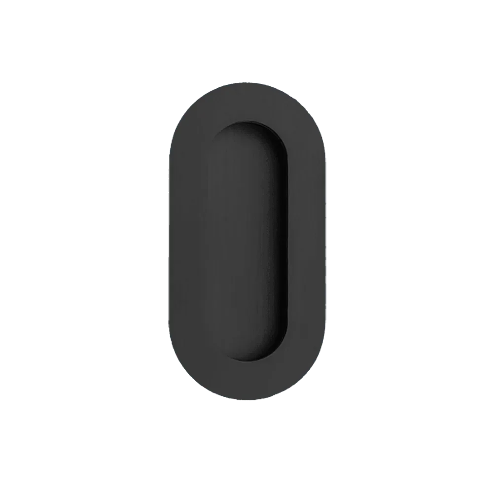 Linnea RPO-102 Recessed Cabinet Pull in Satin Black finish