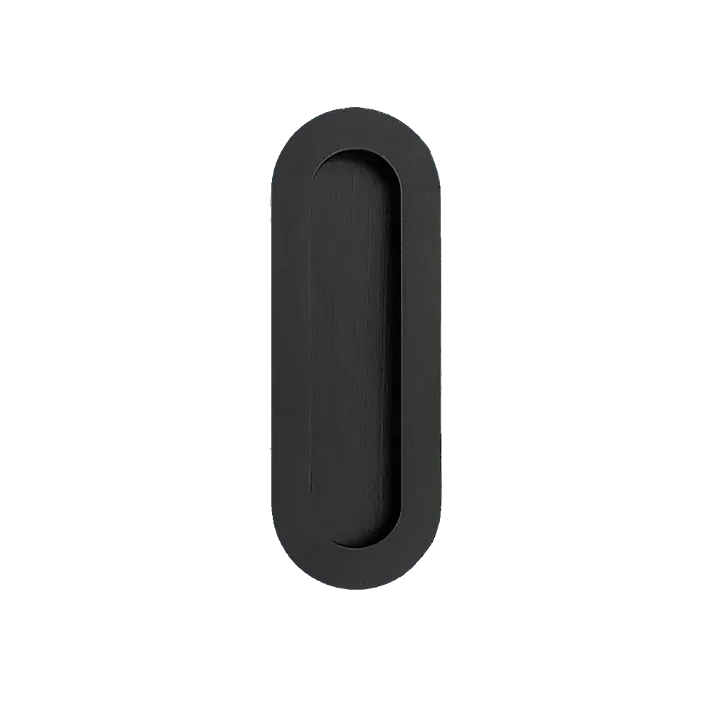 Linnea RPO-150 Recessed Cabinet Pull in Satin Black finish