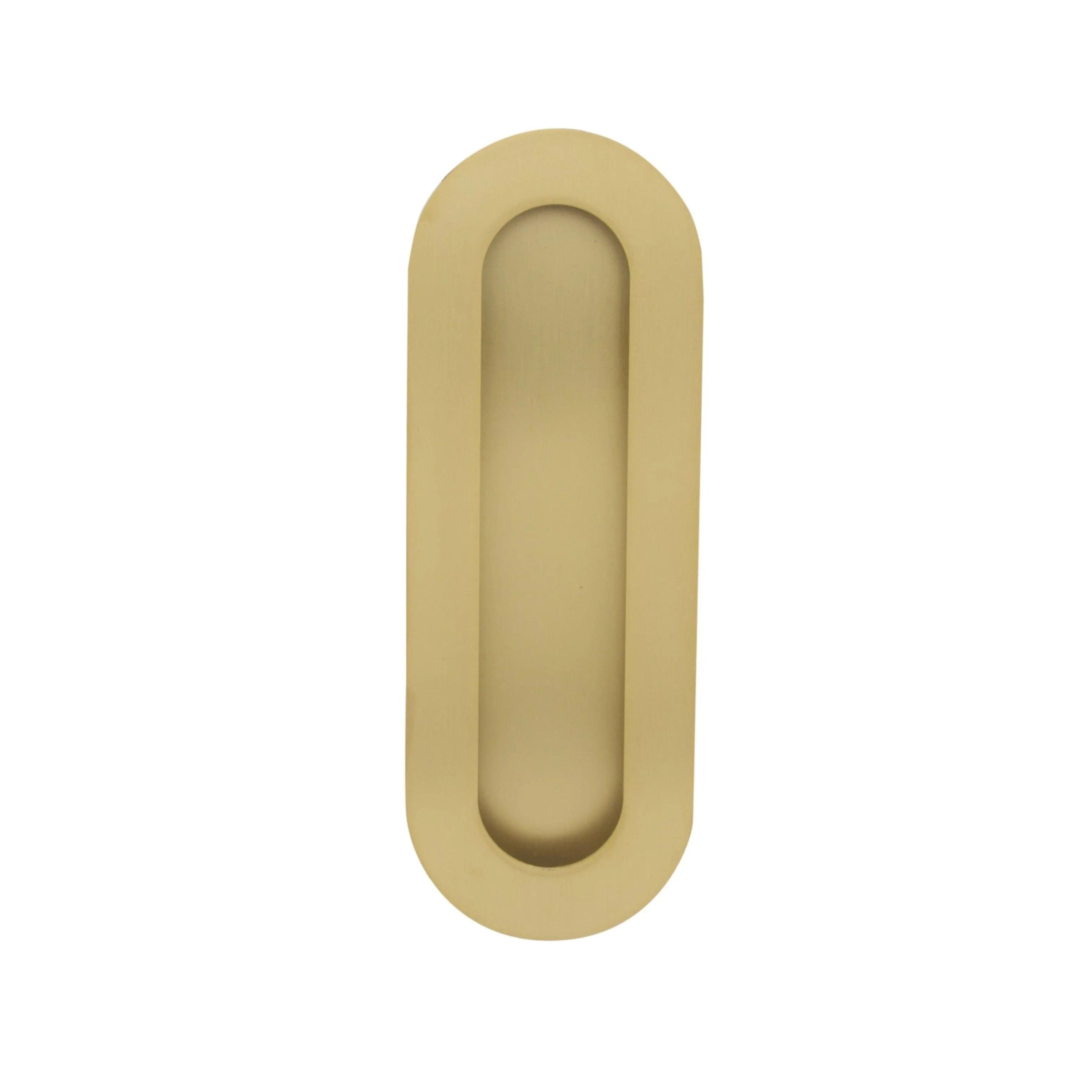 Linnea RPO-150 Recessed Cabinet Pull in Satin Brass finish