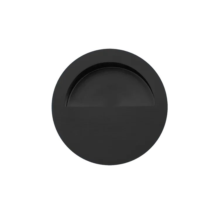 Linnea RPR-90 Recessed Cabinet Pull in Satin Black finish