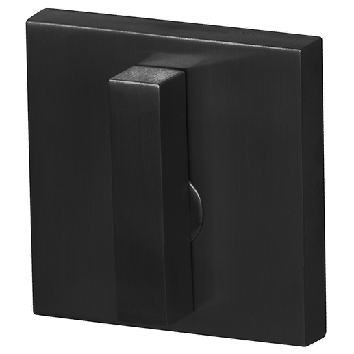 Linnea Square Modern One Sided Patio Deadbolt in Satin Black finish