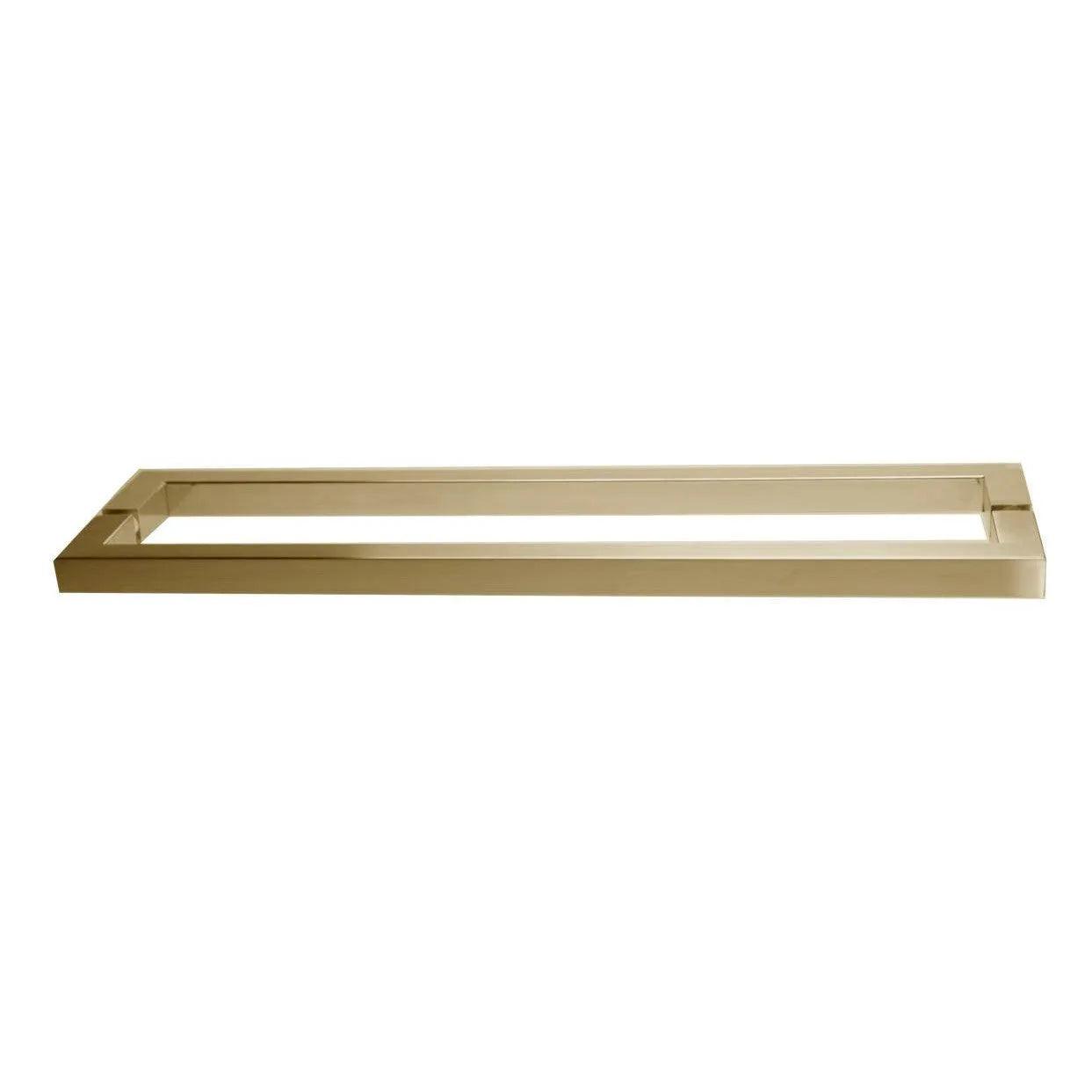 Linnea AP-244 Back to Back Handle Appliance Pull, 23.62" Center to Center, Wood Mounting in Satin Brass finish