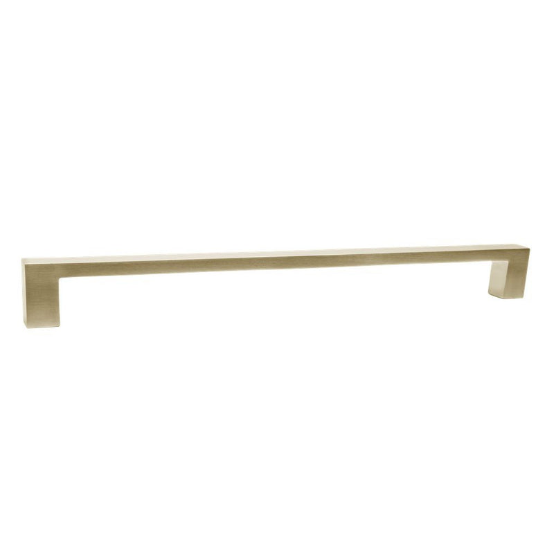 Linnea AP-2525 Through Bolt Glass Mount Appliance Pull, 11.81" Center to Center in Satin Brass finish
