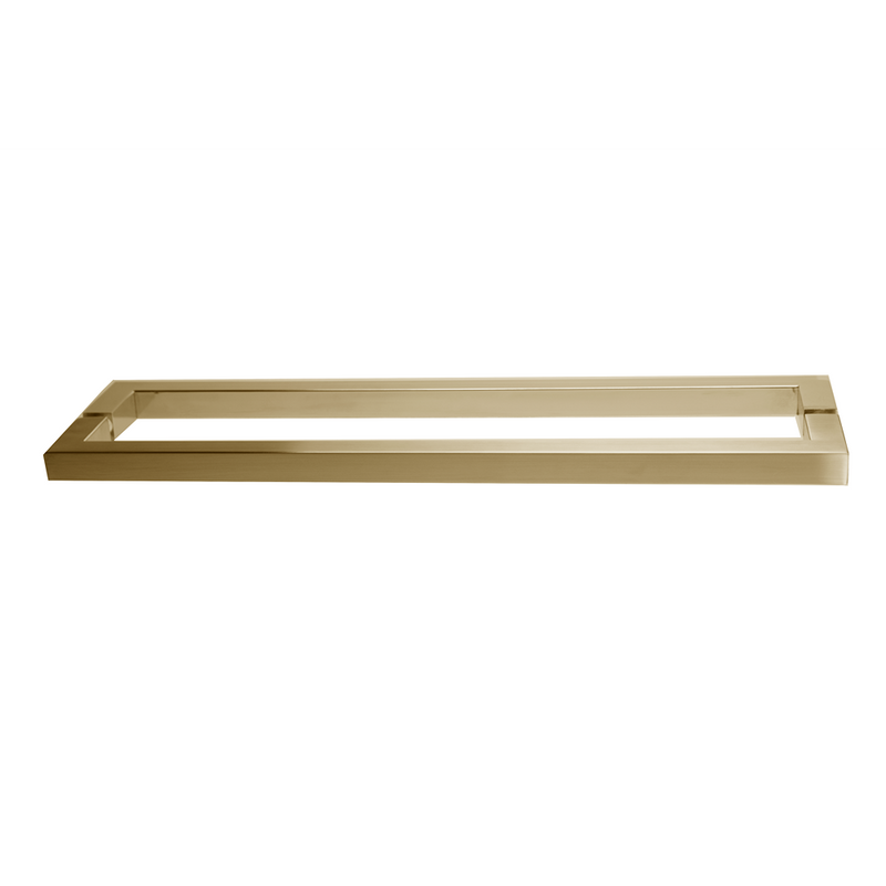 Linnea SH944 Shower Door Pull, 450mm (11.81") CTC in Satin Brass finish
