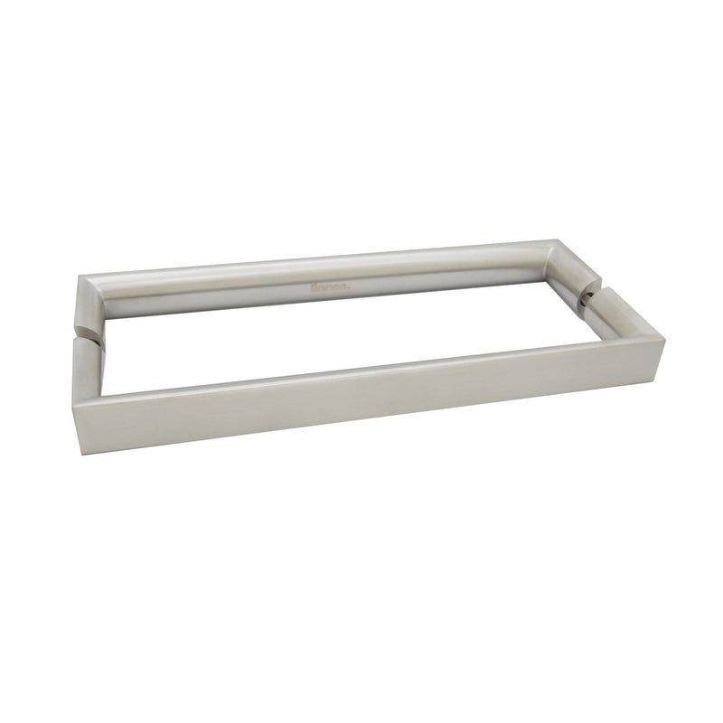 Linnea AP-2092 Back to Back Handle Appliance Pull, 17.52" Center to Center, Wood Mounting in Satin Stainless Steel finish