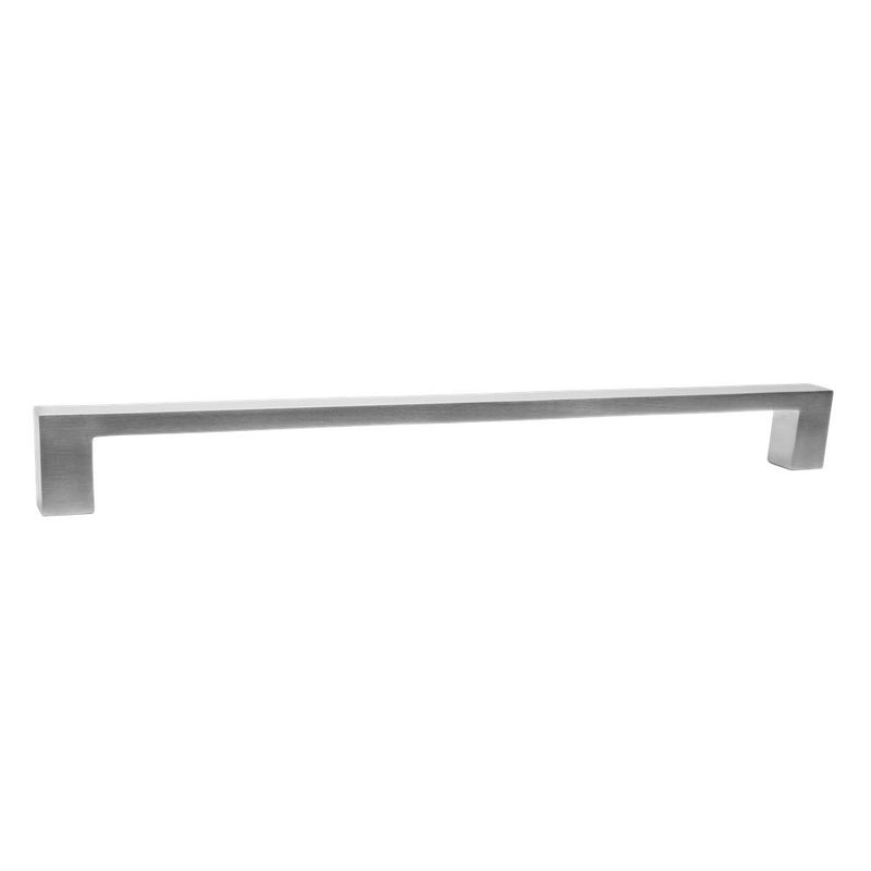 Linnea AP-2525 Through Bolt Glass Mount Appliance Pull, 11.81" Center to Center in Satin Stainless Steel finish