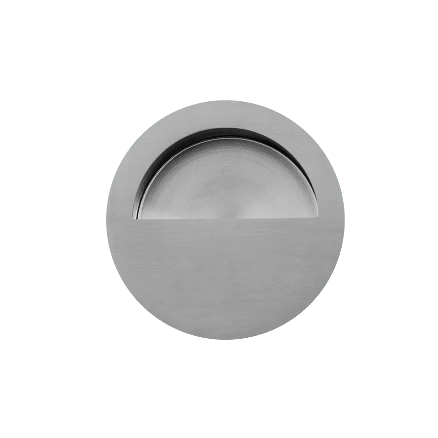Linnea RPR-90 Recessed Cabinet Pull in Satin Stainless Steel finish