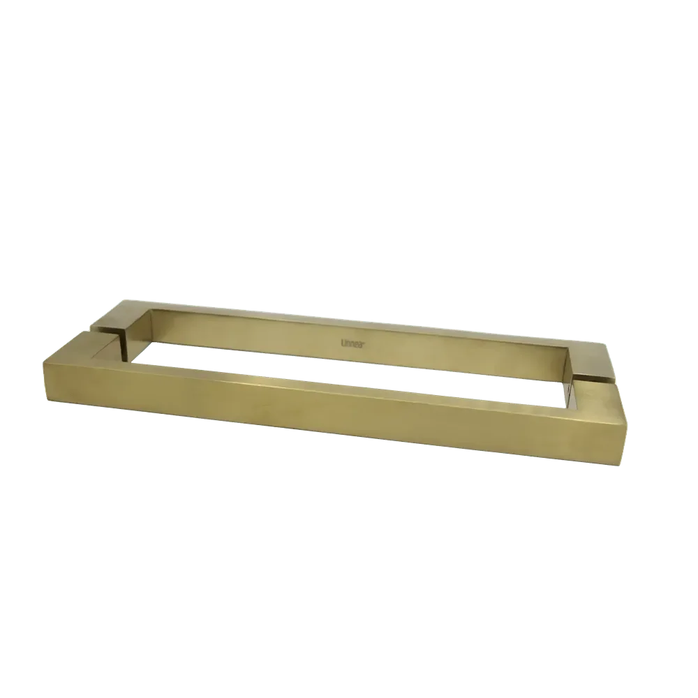 Linnea SH925 Shower Door Pull 200mm (7.87") CTC in Satin Brass finish