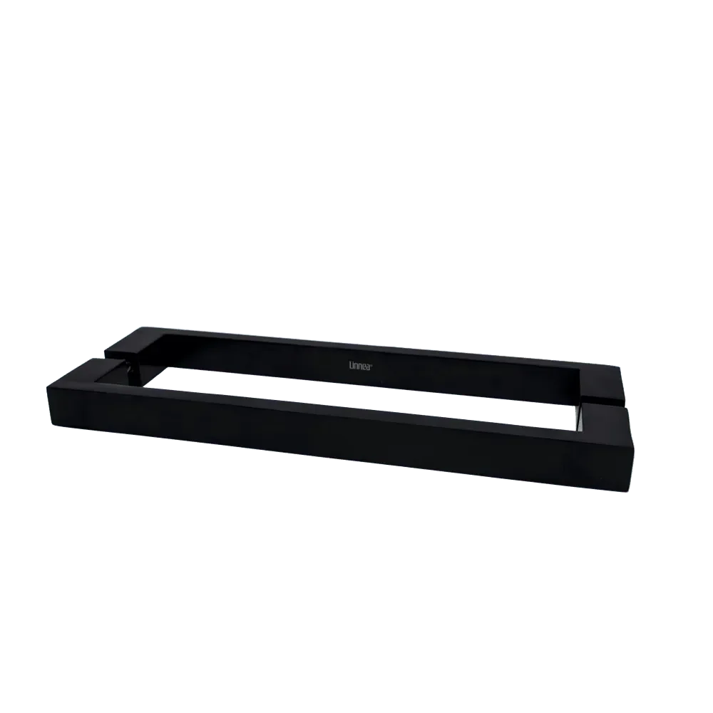 Linnea SH925 Shower Door Pull 450mm (17.72") CTC in Satin Black finish