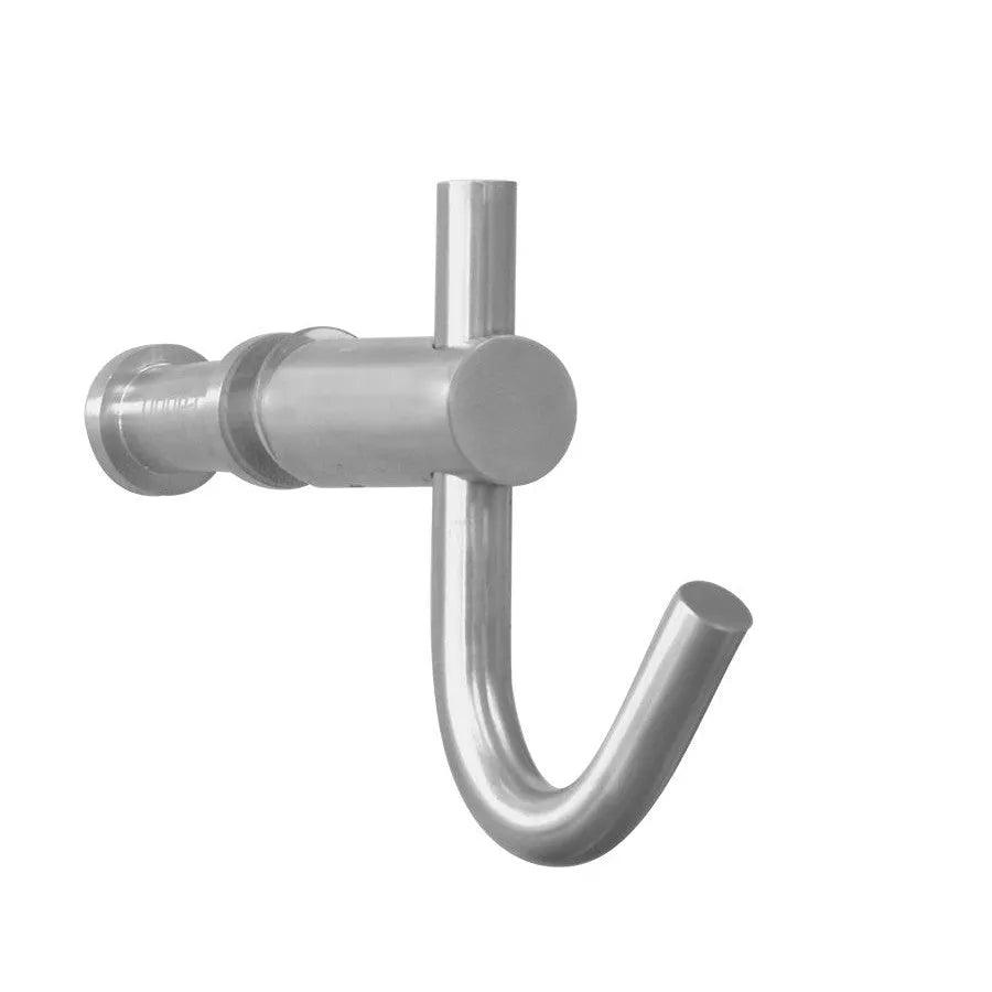 Linnea SHK187 Glass Mounted Shower Door Hook in Satin Stainless Steel finish