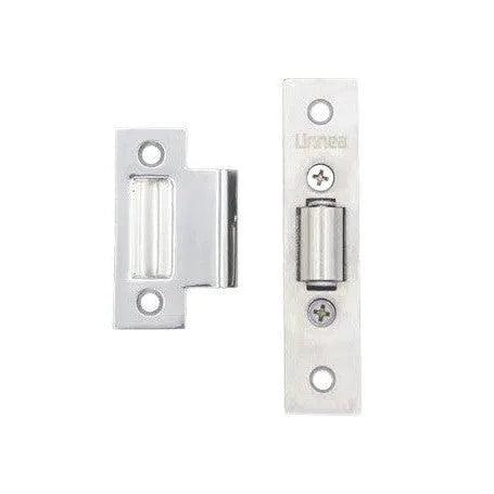 LinneaLinnea Solid Stainless Steel Pocket Door Roller Catch in 