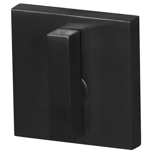Linnea Square Modern One Sided Patio Deadbolt in Satin Black finish