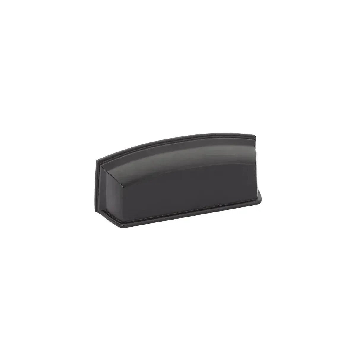 The Schaub Menlo Park Cup Pull in Matte Black finish.
