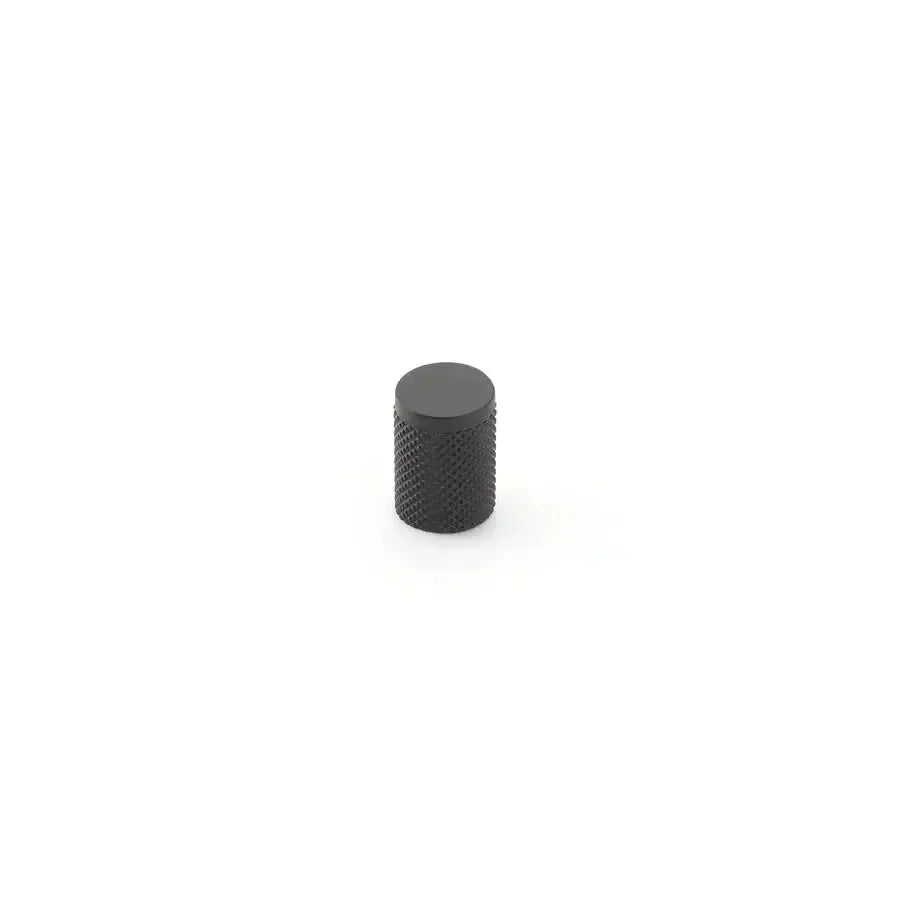 The Schaub MODO Cabinet Knob in Matte Black finish.