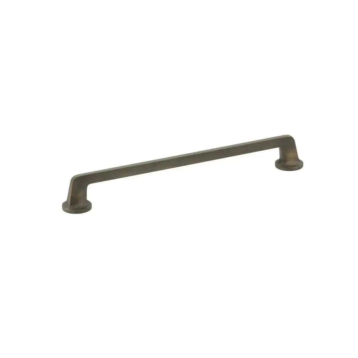 The Schaub Northport Pull with Round Bases in Ancient Bronze finish.