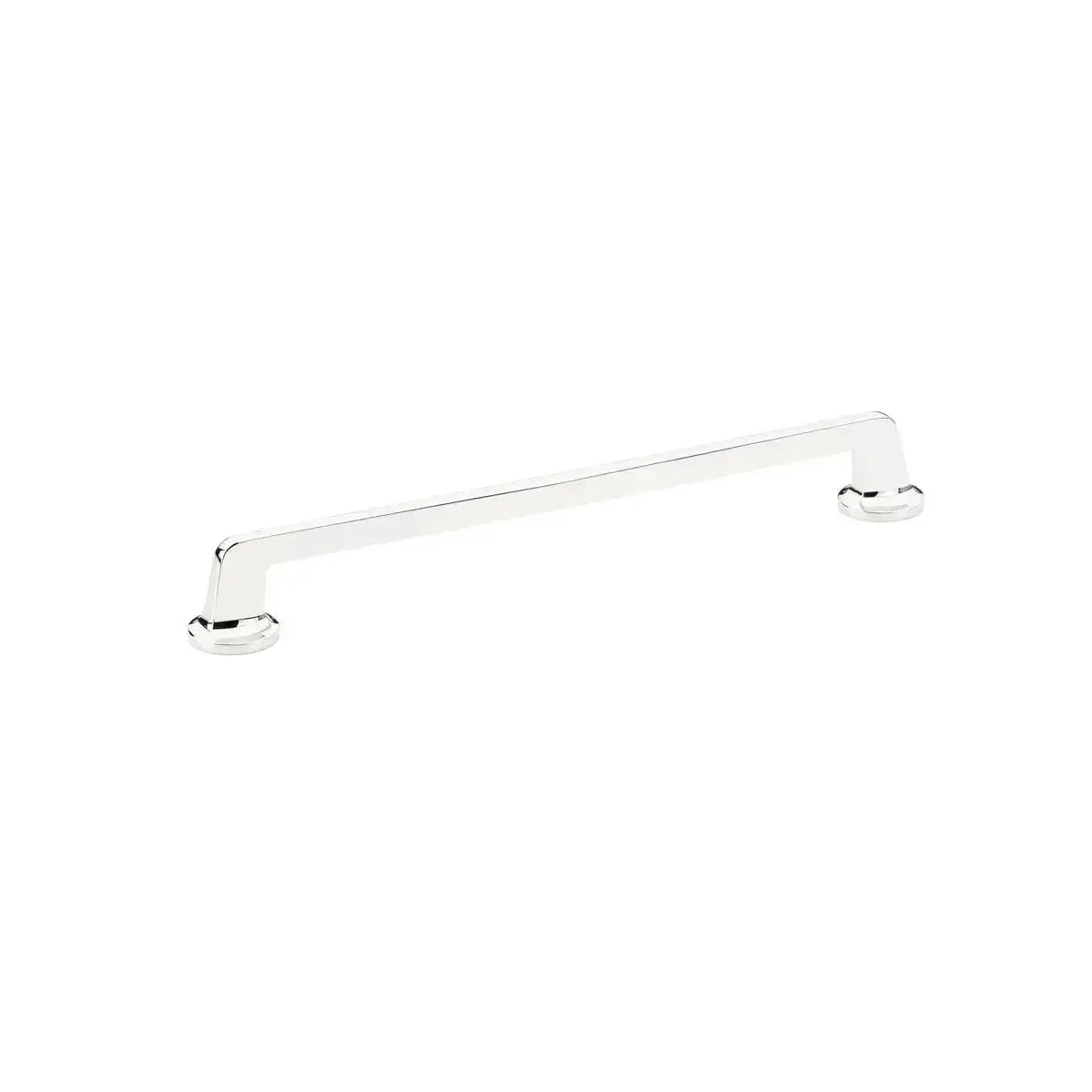 The Schaub Northport Pull with Round Bases in Polished Chrome finish.