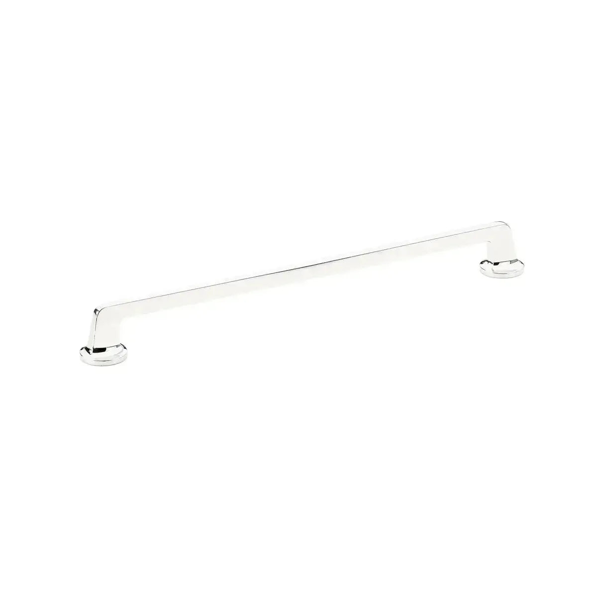 The Schaub Northport Pull with Round Bases in Polished Chrome finish.
