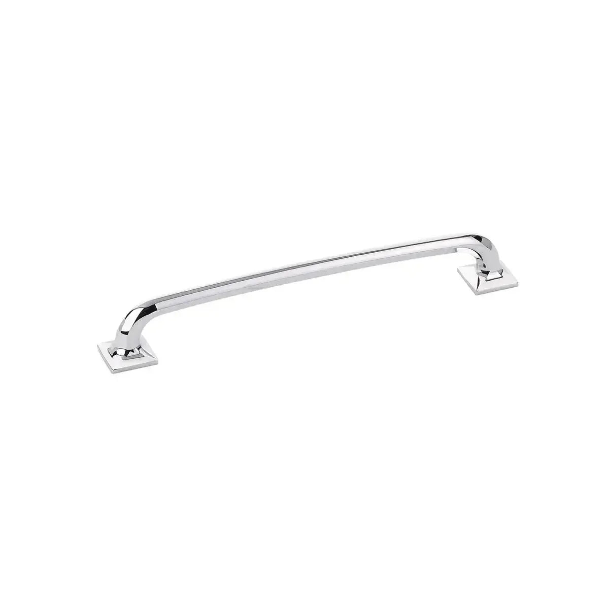 The Schaub Northport Pull with Square Bases in Polished Chrome finish.