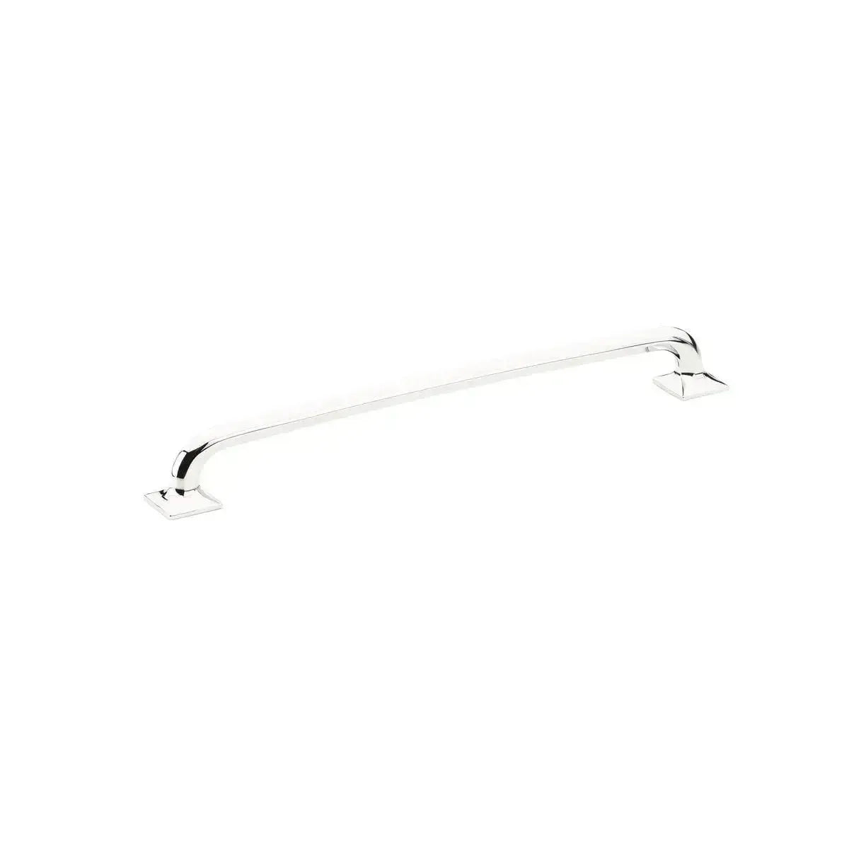 The Schaub Northport Pull with Square Bases in Polished Chrome finish.