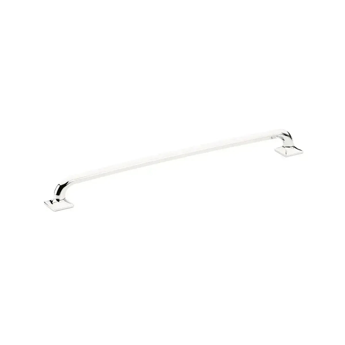 The Schaub Northport Pull with Square Bases in Polished Chrome finish.