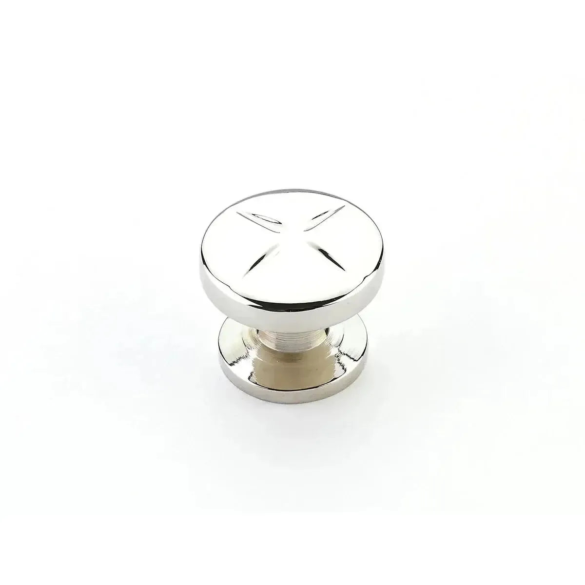 Northport Round Cabinet Knob Polished Nickel