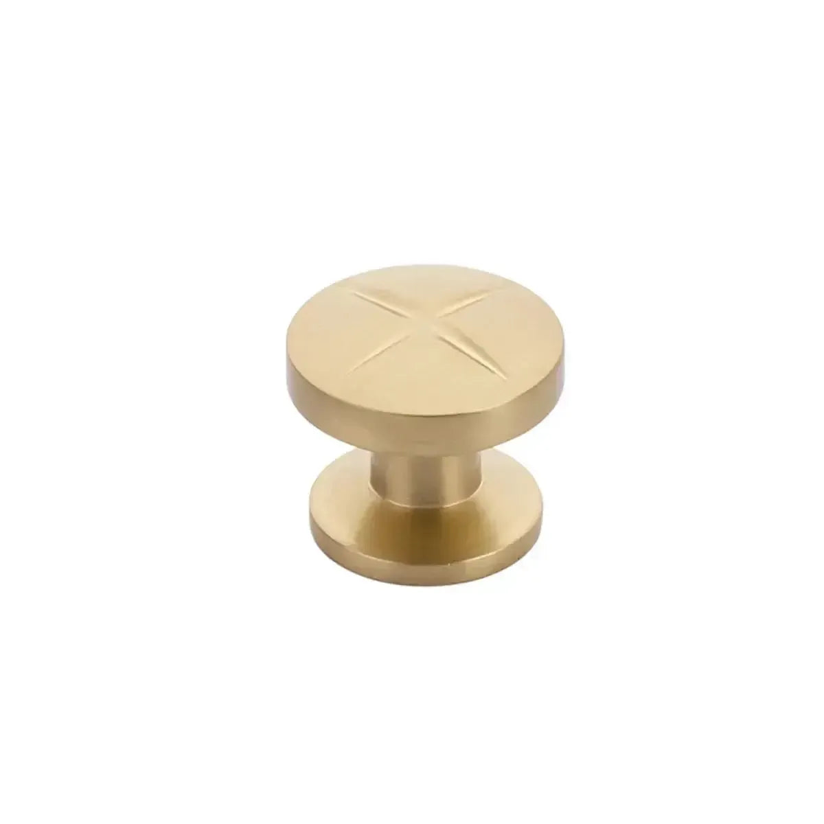 Northport Round Cabinet Knob Signature Satin Brass
