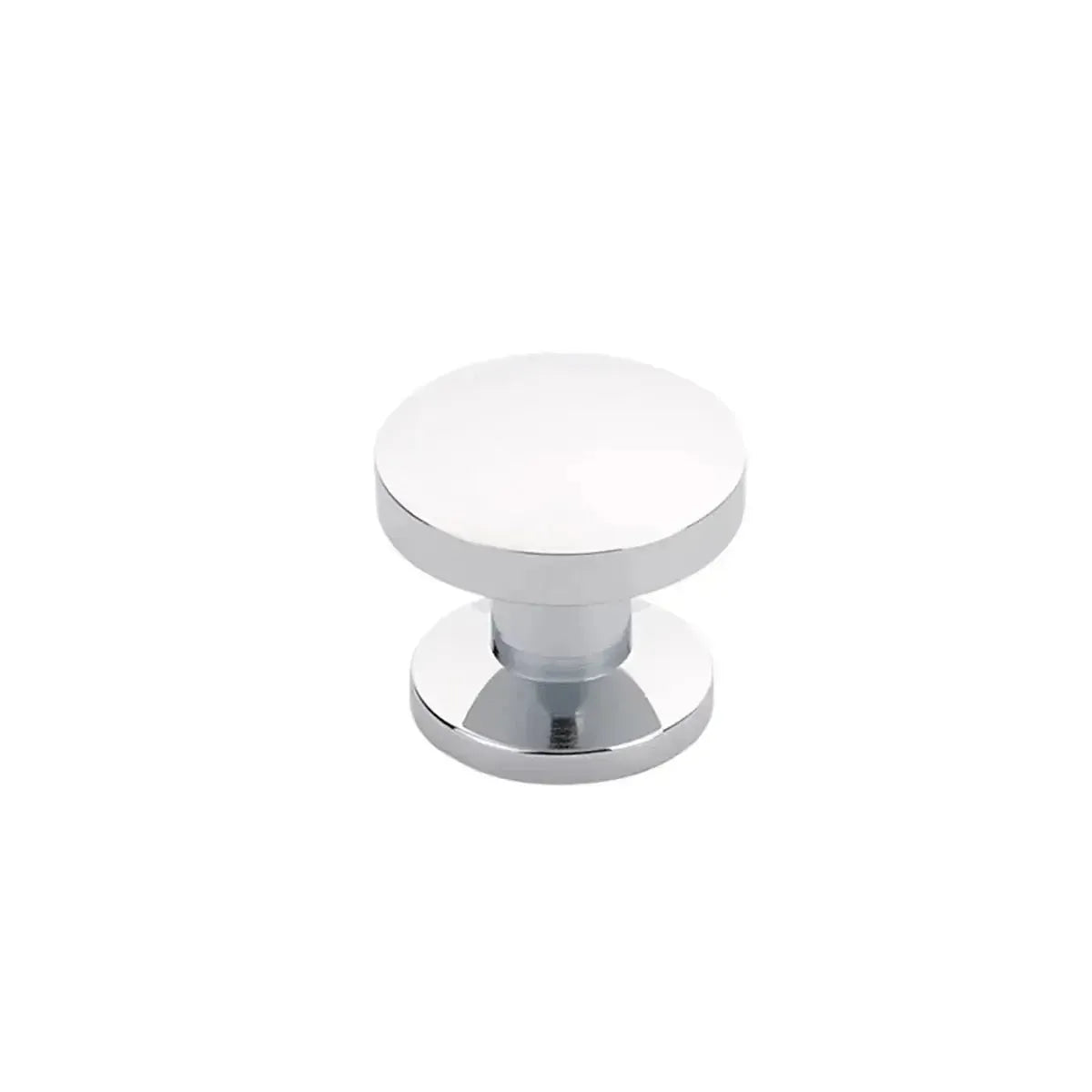 The Schaub Northport Smooth Round Cabinet Knob in Polished Chrome finish.
