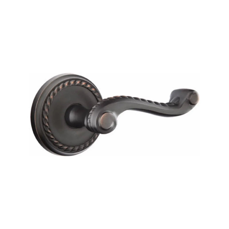 Emtek Rope Lever with Rope Rosette in Oil Rubbed Bronze finish