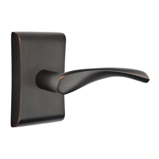 Emtek Triton Lever With Neos Rosette in Oil Rubbed Bronze finish