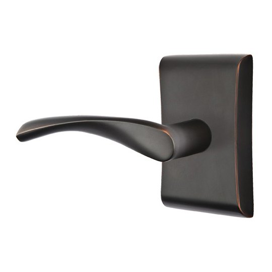 Emtek Triton Lever With Neos Rosette in Oil Rubbed Bronze finish