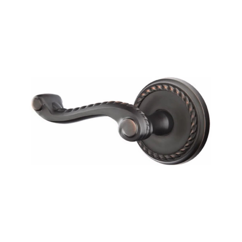 Emtek Rope Lever with Rope Rosette in Oil Rubbed Bronze finish